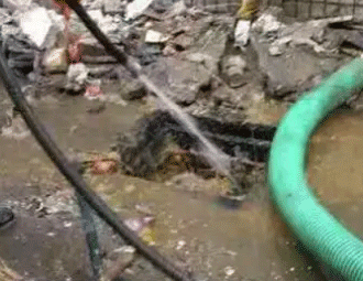 栾川通下水道的小妙招